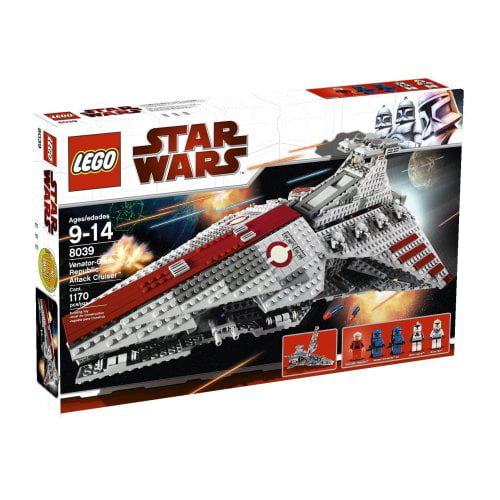 Star wars 05042 republic attack cruiser Venator w minifigure building blocks NEW